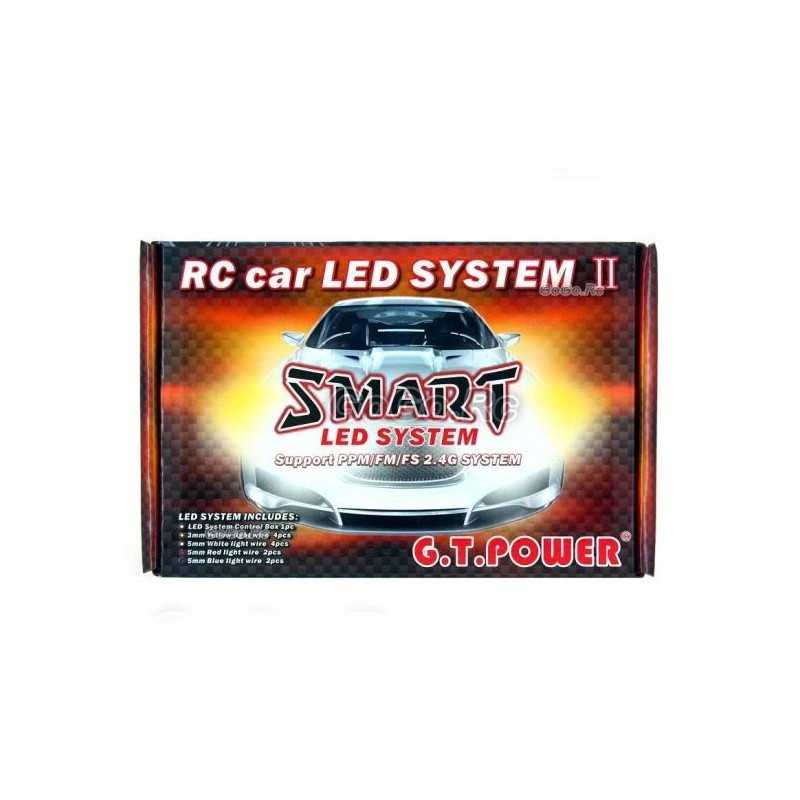 G.T. POWER Aktywny zestaw świateł (oświetlenie) / Smart LED 12x System II - WYCOFANO