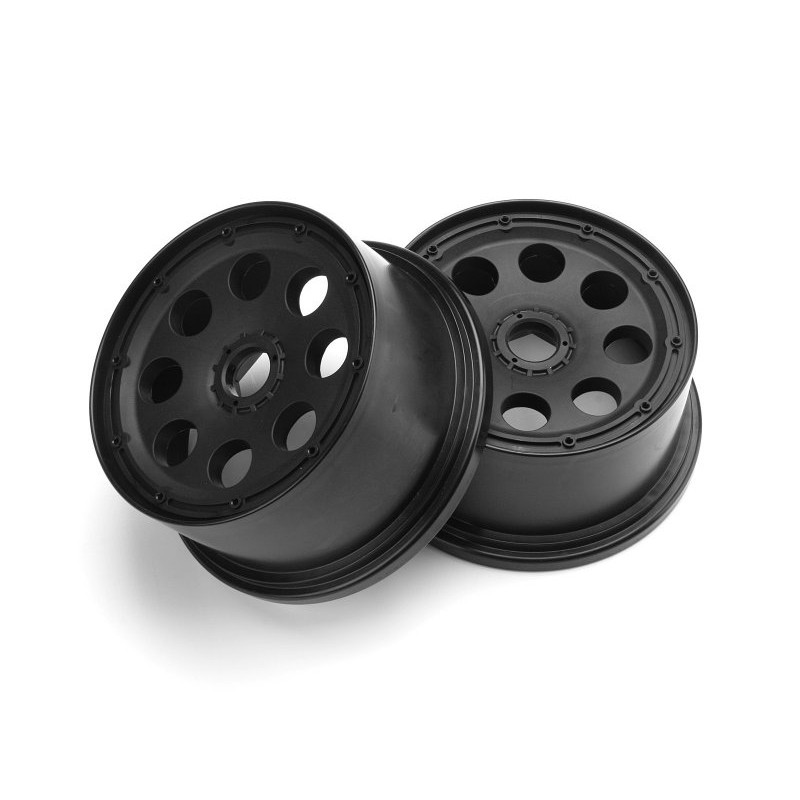 HPI RACING OUTLAW WHEEL BLACK (120x65mm/-10mm OFFSET/2pcs)
