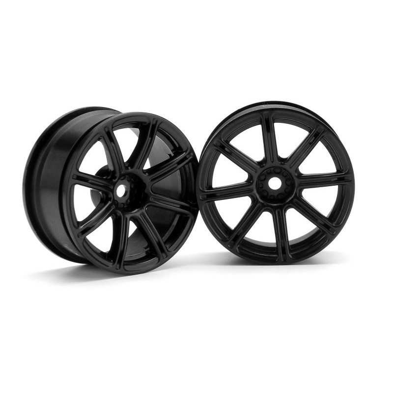HPI RACING WORK EMOTION XC8 WHEEL 26mm BLACK (3mm OFFSET)