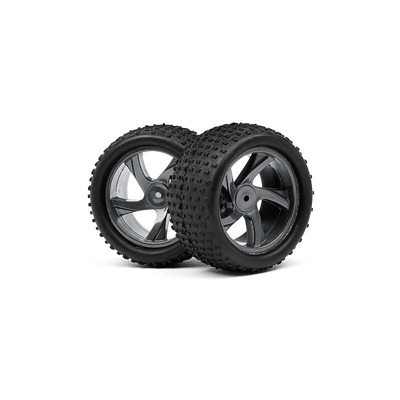 MAVERICK 1/18 Truggy Wheel and Tyre Assembly (Ion XT)