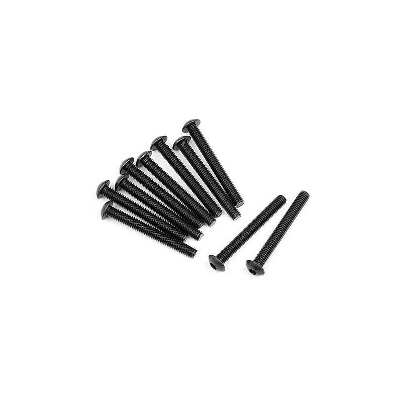 HPI RACING BUTTON HEAD SCREW M3x25mm (10pcs)