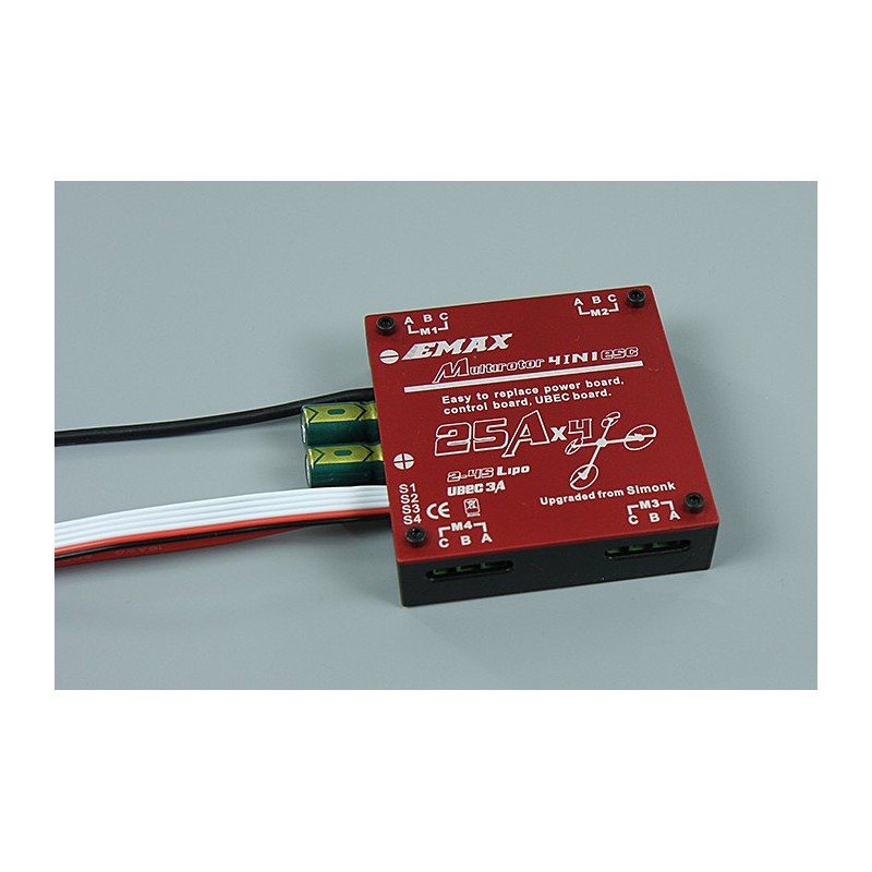 EMAX Regulator Multirotor 4 x 25A fast PWM SimonK
