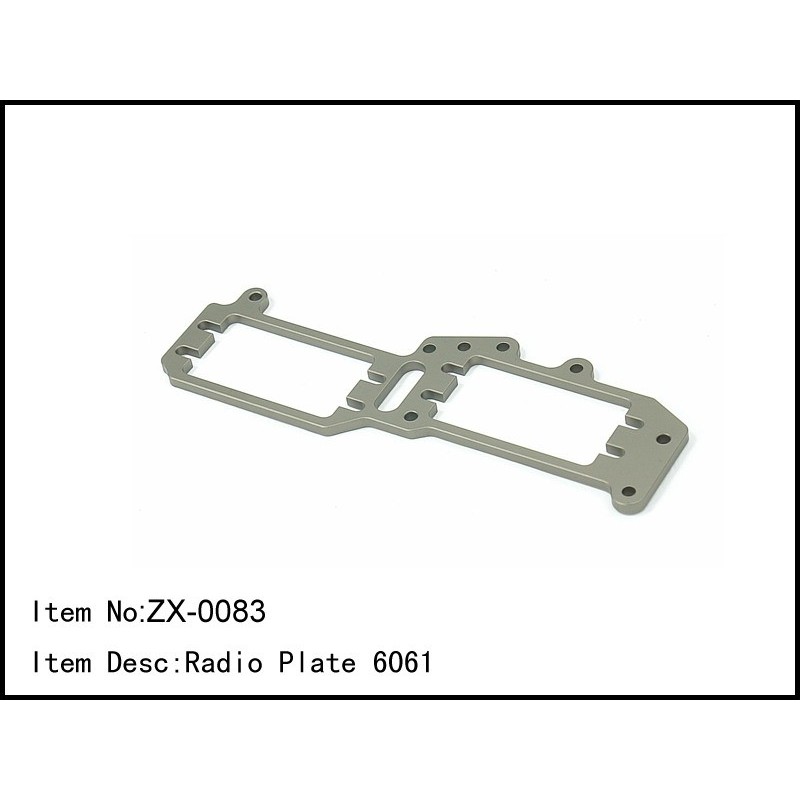 CASTER RACING Radio Plate 6061