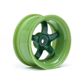 HPI RACING WORK MEISTER S1 WHEEL GREEN (6MM OFFSET/2PCS)