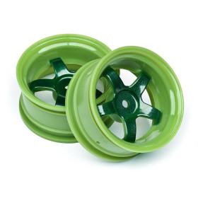 HPI RACING WORK MEISTER S1 WHEEL GREEN (6MM OFFSET/2PCS)