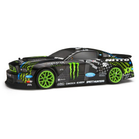 HPI RACING 2013 FORD MUSTANG VAUGHN/MONSTER/NITTO PAINTED BODY (200MM)