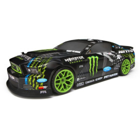 HPI RACING 2013 FORD MUSTANG VAUGHN/MONSTER/NITTO PAINTED BODY (200MM)