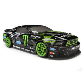 HPI RACING 2013 FORD MUSTANG VAUGHN/MONSTER/NITTO PAINTED BODY (200MM)