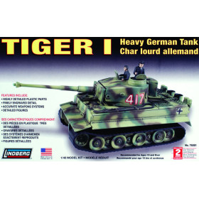 LINDBERG Model plastikowy - Czołg Tiger I 1/48