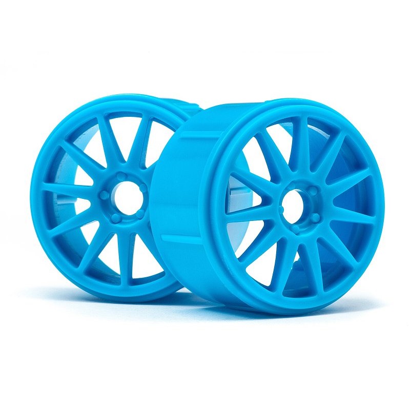 HPI RACING SPEEDLINE CORSE TURINI WHEELS 17MM CYAN (4PCS)