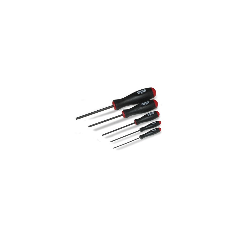 DU-BRO Zestaw kulowych kluczy imbusowych 1.5mm 2.0mm 2.5mm 3.0mm 4.0mm