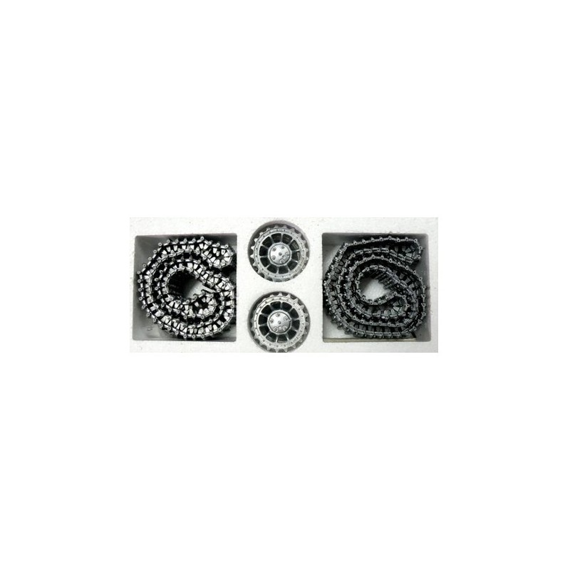 HENG LONG Metalowe gąsienice / Metal kit Tiger 3818, Panther 3819