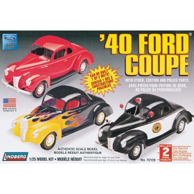LINDBERG Model plastikowy - 40 Ford Custom Coupe 1/25