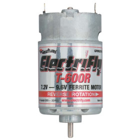 ELECTRIFLY Silnik szczotkowy T-600 7,2-9,6V Ferrite Motor (CW)