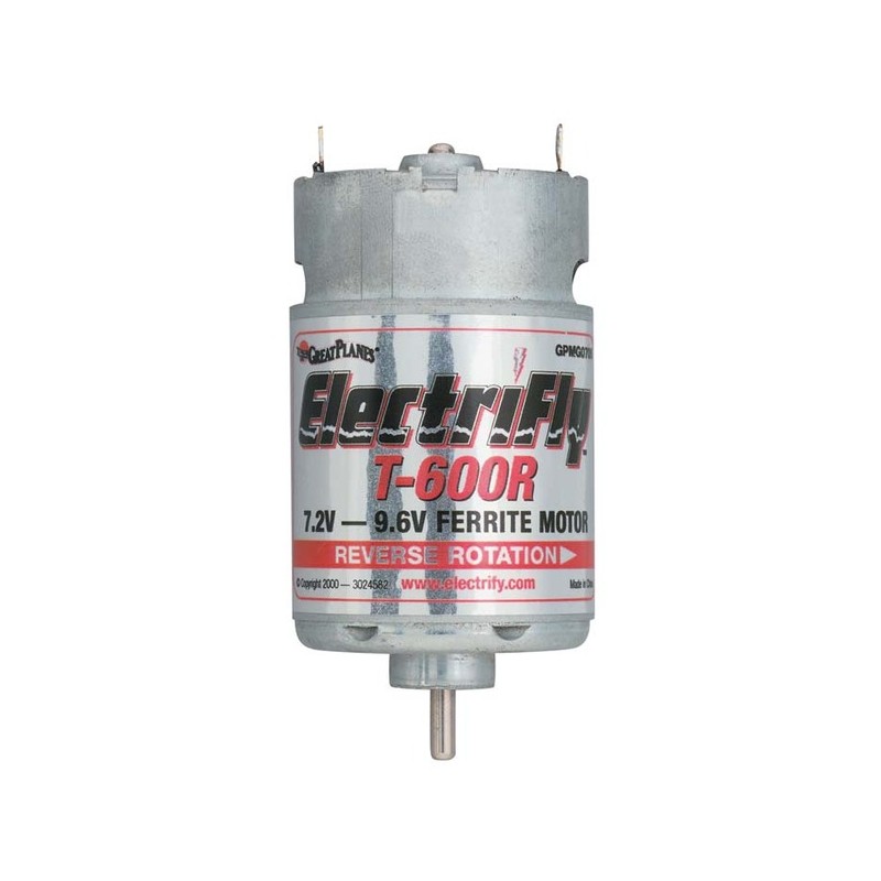 ELECTRIFLY Silnik szczotkowy T-600 7,2-9,6V Ferrite Motor (CW)