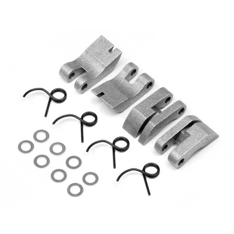 HPI RACING ALUMINUM QUADRA CLUTCH SHOE/SPRING SET