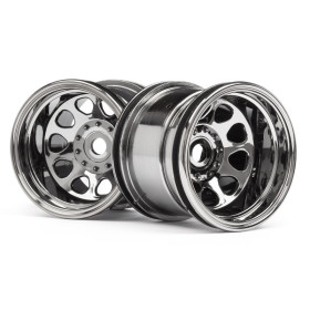 HPI RACING Koła CLASSIC KING WHEEL BLACK CHROME (2.2IN/2PCS)