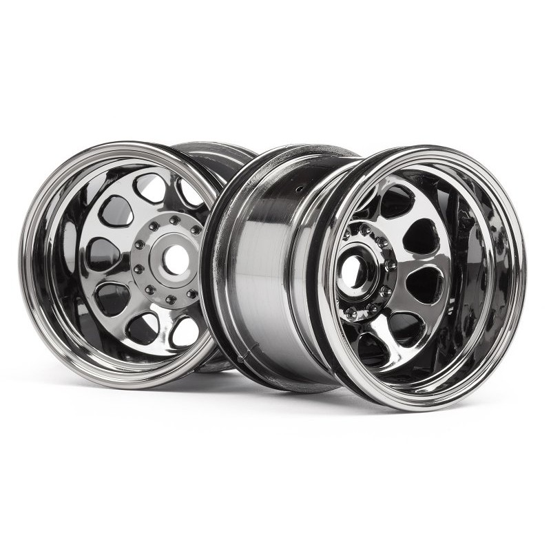 HPI RACING Koła CLASSIC KING WHEEL BLACK CHROME (2.2IN/2PCS)