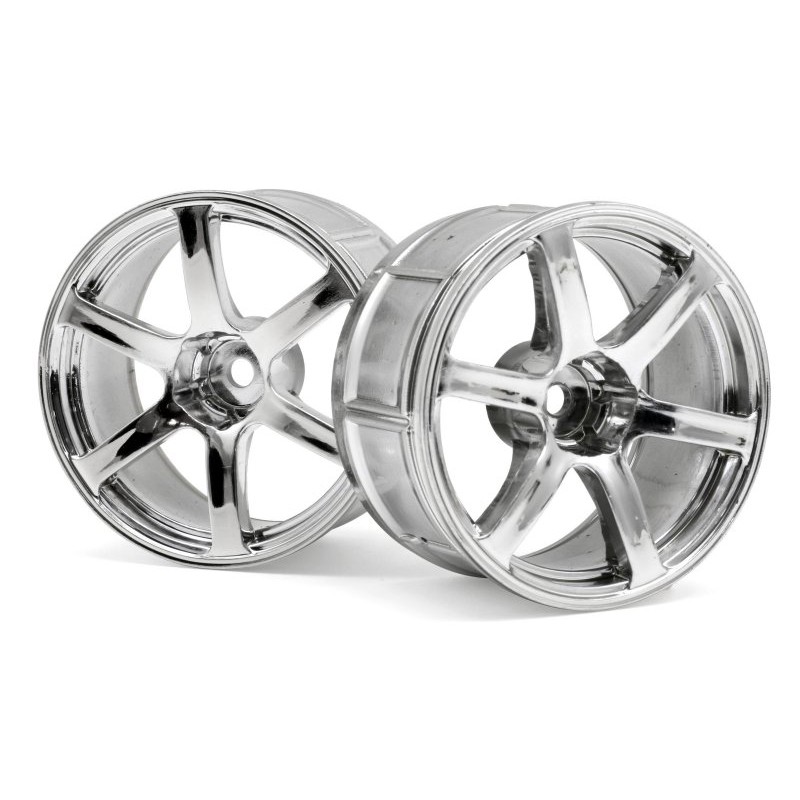 HPI RACING Felgi LP32 WHEEL YOKOHAMA AVS MODEL T6 CHROME (2PCS)