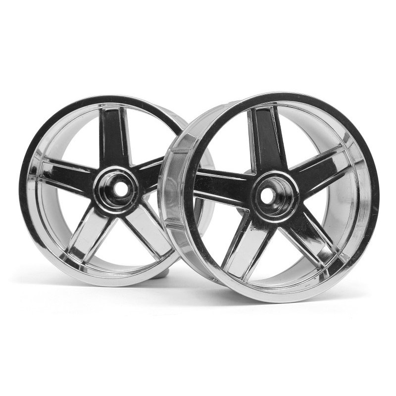 HPI RACING Felgi LP35 WHEEL MF TYPE CHROME (9MM OFFSET/2PCS)