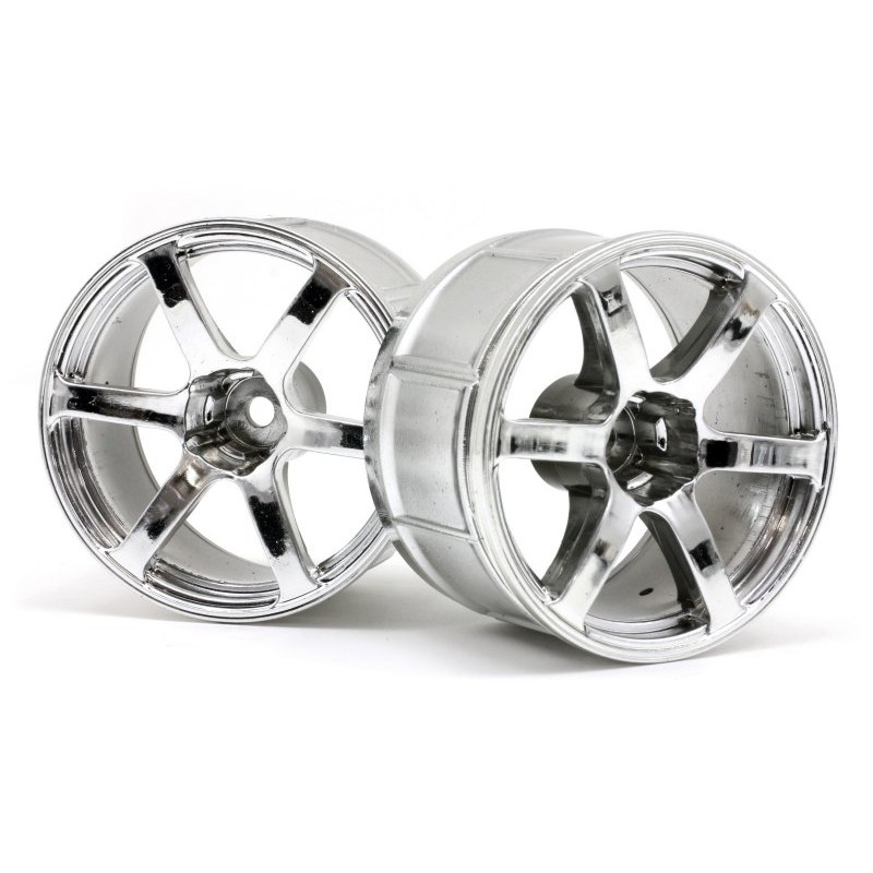 HPI RACING Felgi LP35 WHEEL YOKOHAMA AVS MODEL T6 CHROME (2PCS)