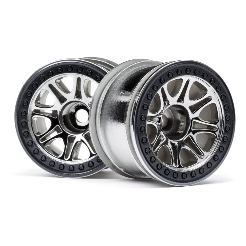 HPI RACING Koła SPLIT 8 TRUCK WHEEL (CHROME/2PCS)