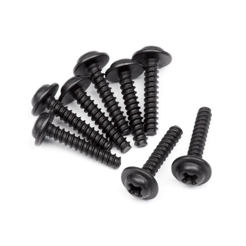 HPI RACING TP. FLANGED SCREW M3X15MM (8PCS)