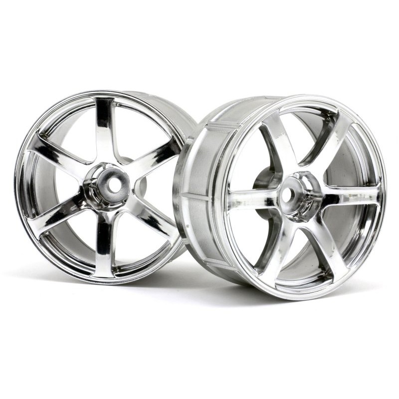 HPI RACING Felgi LP29 WHEEL YOKOHAMA AVS MODEL T6 CHROME (2PCS)
