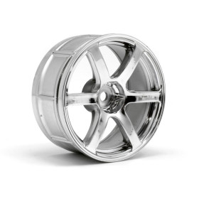 HPI RACING Felgi LP29 WHEEL YOKOHAMA AVS MODEL T6 CHROME (2PCS)