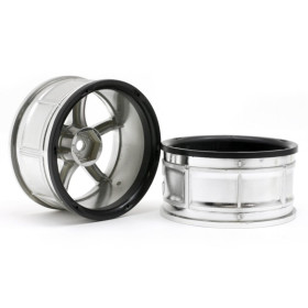 HPI RACING Felgi LP29 WHEEL YOKOHAMA AVS MODEL T6 CHROME (2PCS)