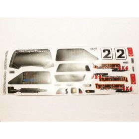 RCT Karoseria Monster Truck / Truggy 1:10 - Czerwona