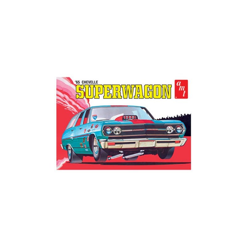 AMT Model plastikowy - 1965 Chevy Chevelle Super Wagon 1/25