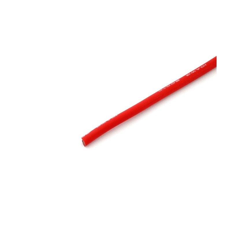 MSP Przewód silikonowy 5,3mm² 10AWG (czerwony) 1mb