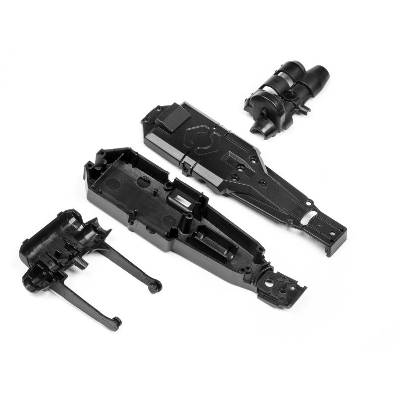 HPI RACING MAIN CHASSIS/REAR AXLE (Q32)