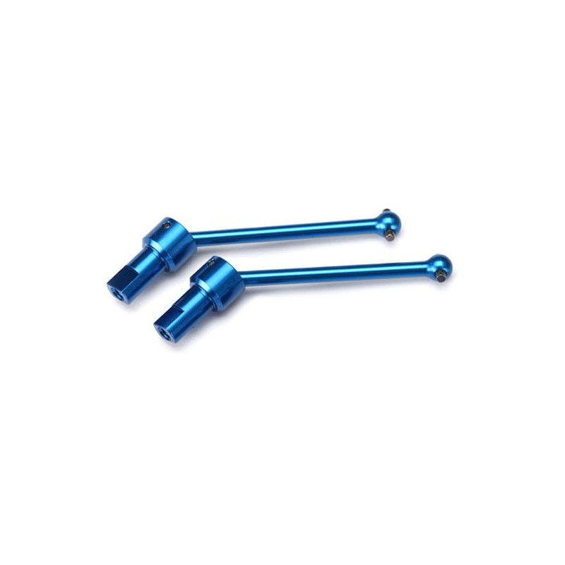 TRAXXAS Półosie aluminiowe / Driveshaft assembly, 6061-T6 aluminum (blue-anodized) (2)