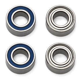 TEAM ASSOCIATED Łożyska kulkowe 5x10x4mm / Ball bearings Factory Team