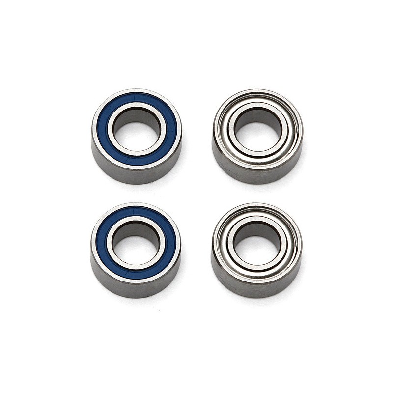 TEAM ASSOCIATED Łożyska kulkowe 5x10x4mm / Ball bearings Factory Team