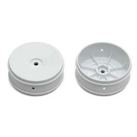 TEAM ASSOCIATED 61mm Front 2WD Buggy Wheel, white