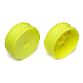 TEAM ASSOCIATED 61mm Front 2WD Buggy Wheel, yellow