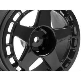 HPI RACING FIFTEEN52 TURBOMAC WHEEL BLACK (2.2/57X35MM/2PCS) 1/8