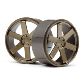 HPI RACING WHEEL SET (BRONZE/MICRO RS4)