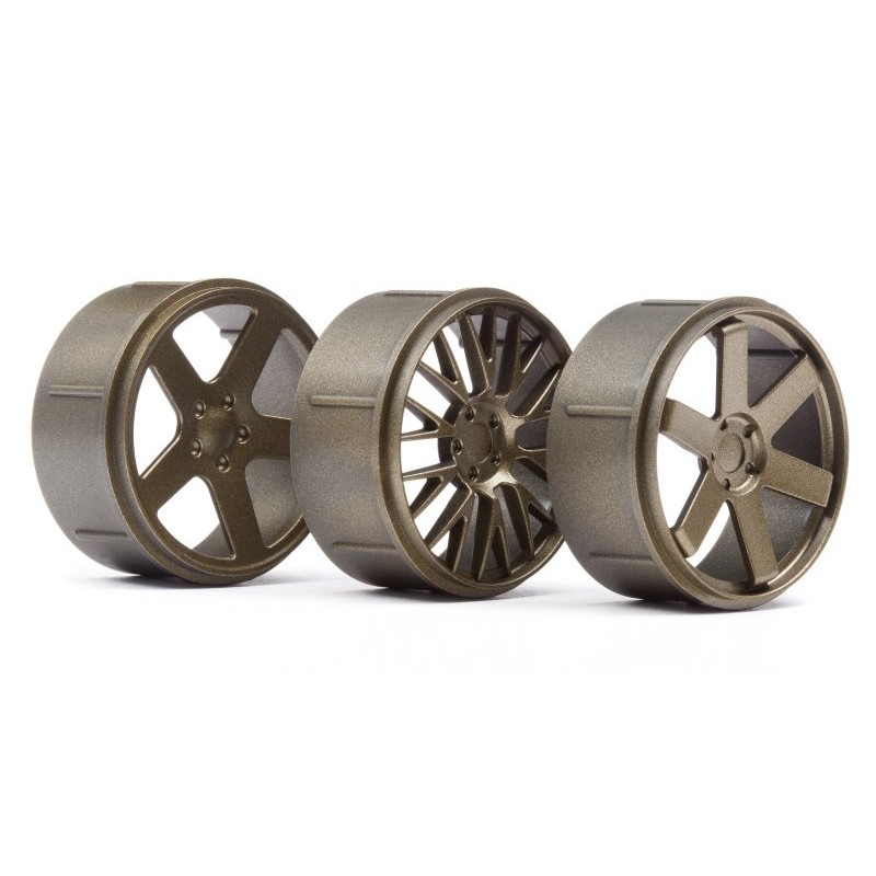 HPI RACING WHEEL SET (BRONZE/MICRO RS4)