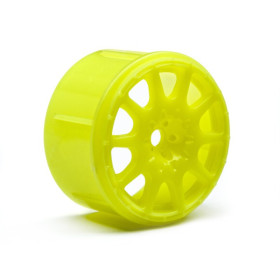 HPI RACING MICRO RALLY WHEEL 17MM YELLOW (4PCS)