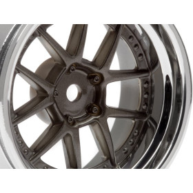 HPI RACING Felgi DY-CHAMPION 26MM WHEEL (CHROME/BRONZE/6MM OS/2PCS)