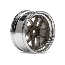 HPI RACING Felgi DY-CHAMPION 26MM WHEEL (CHROME/BRONZE/6MM OS/2PCS)