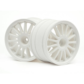 HPI RACING WR8 TARMAC WHEEL WHITE (2.2/57X35MM/2PCS)