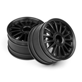 HPI RACING WR8 TARMAC WHEEL BLACK (2.2/57X35MM/2PCS)