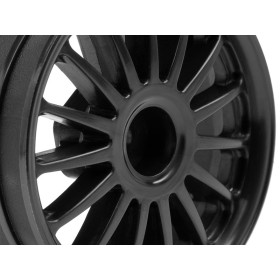 HPI RACING WR8 TARMAC WHEEL BLACK (2.2/57X35MM/2PCS)