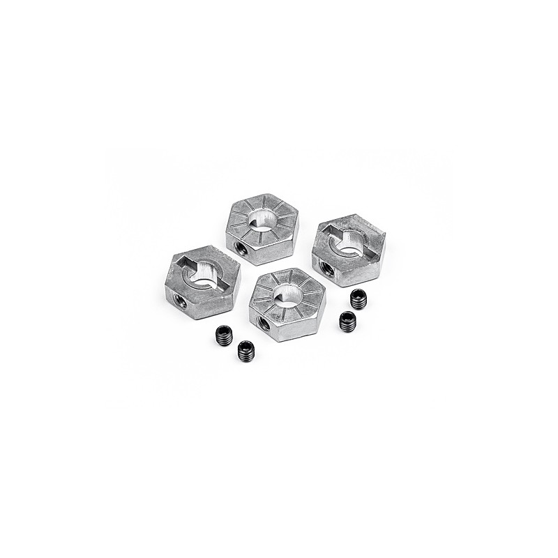 MAVERICK 12MM HEX WHEEL ADAPTOR W/ SET SCREWS 4PCS