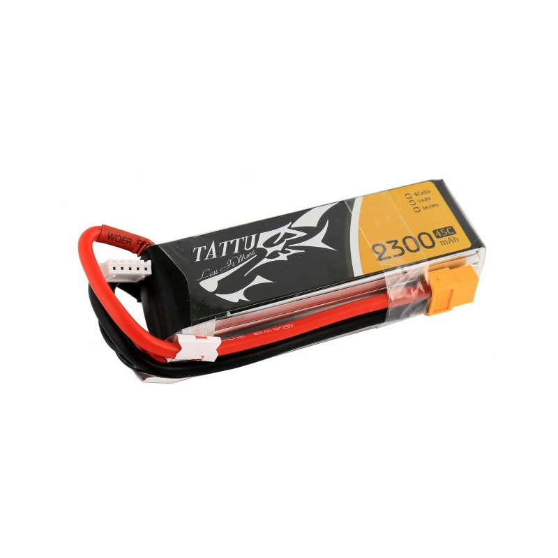 GENS ACE Akumulator LiPo TATTU 14,8V 2300mAh 45C 4S XT60 TA-45C-2300-4S1P
